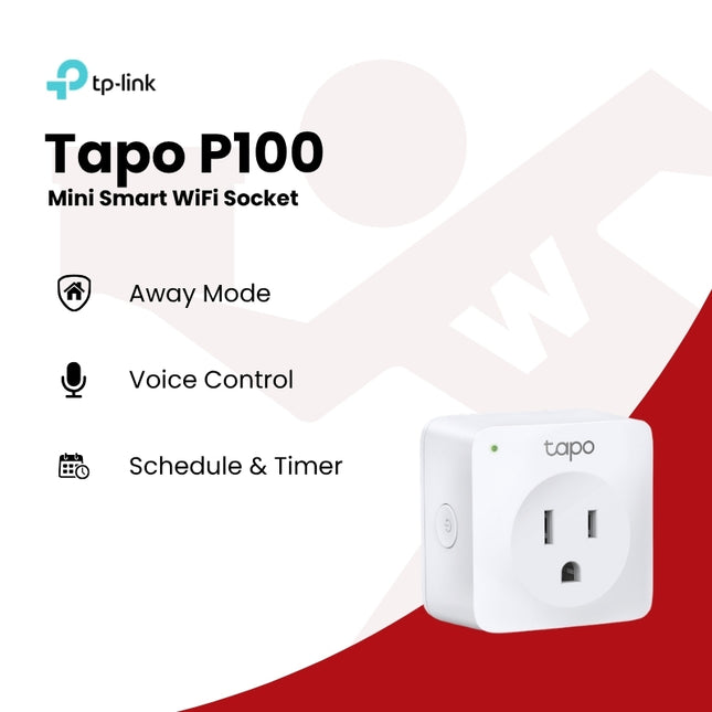 TP-Link Tapo P100 2-pack Mini Smart Wi-Fi Socket