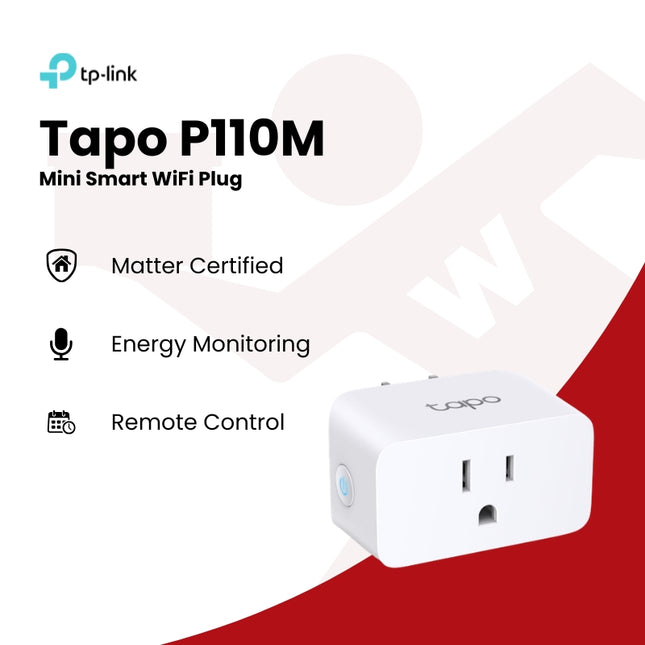 TP-Link Tapo P110M Mini Smart Wi-Fi Plug, Energy Monitoring