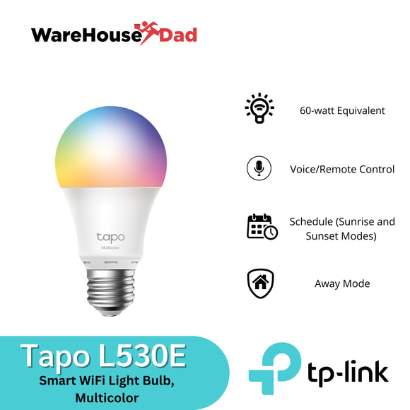 TP-Link Tapo L530E  Smart Wi-Fi Light Bulb, Multicolor