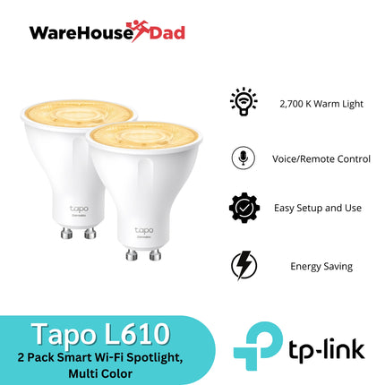 TP-Link Tapo L610 Smart Wi-Fi Spotlight, Dimmable