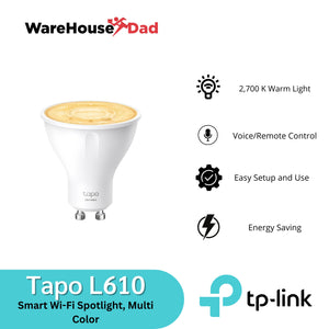 TP-Link Tapo L610 Smart Wi-Fi Spotlight, Dimmable