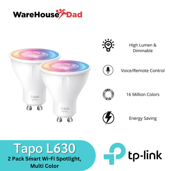 TP-Link Tapo L630 Smart Wi-Fi Spotlight, Multi Color