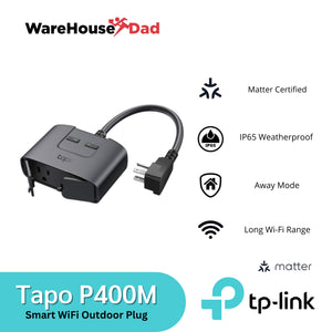 TP-Link Tapo P400M Smart WiFi Outdoor Plug