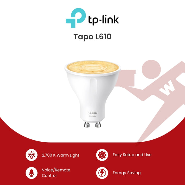 TP-Link Tapo L610 Smart Wi-Fi Spotlight, Dimmable