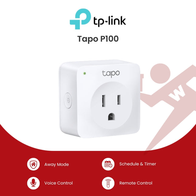 TP-Link Tapo P100 2-pack Mini Smart Wi-Fi Socket