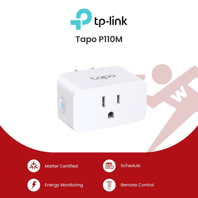 TP-Link Tapo P110M Mini Smart Wi-Fi Plug, Energy Monitoring
