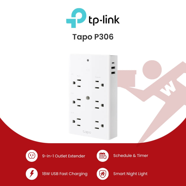 TP-Link Tapo P306 Smart Wi-Fi Outlet Extender