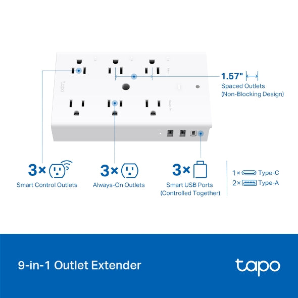 TP-Link Tapo P306 Smart Wi-Fi Outlet Extender
