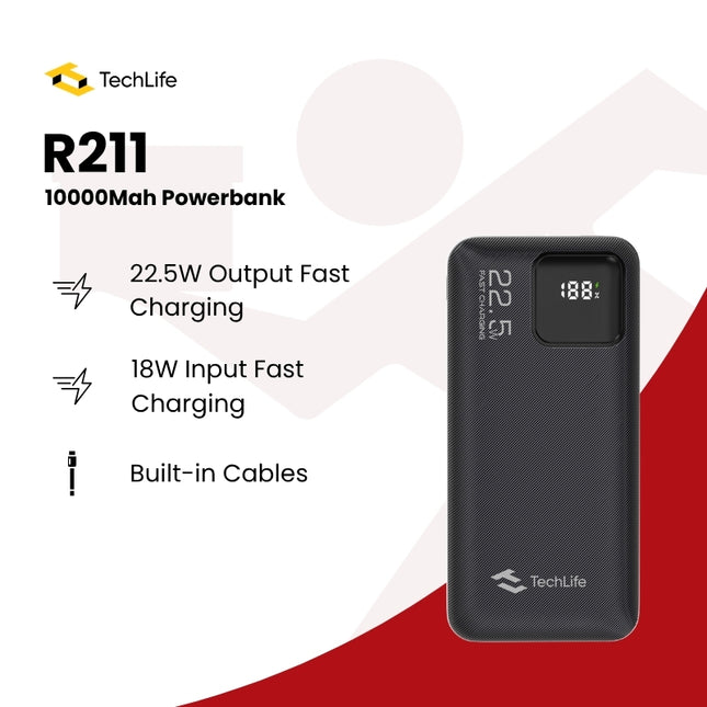 TechLife R211 (TLPBNK08) 10000mAh Powerbank