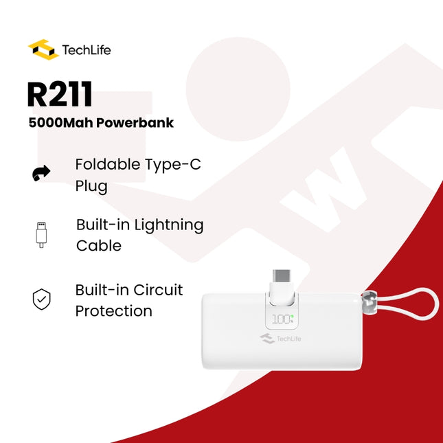 TechLife R211 (TLPBNK07) 5000mAh Powerbank