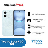 Tecno Spark 30 5G 8GB+256GB Smartphones