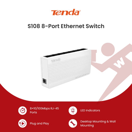 Tenda S108 8port Ethernet Switch