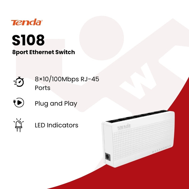 Tenda S108 8port Ethernet Switch