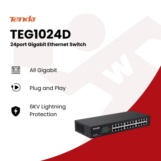 Tenda TEG1024D 24port Gigabit Ethernet Switch