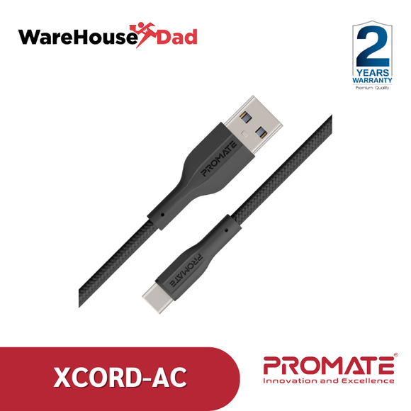 Promate  XCord-AC Super Flexible Data and Charge USB-C Cable