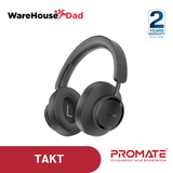 Promate Takt High Fidelity Over-Ear Stereo Wireless Headphones