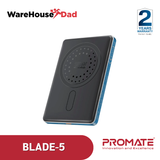 Promate Blade-5 Ultra-Slim Aluminum Crafted MagSafe Compatible Wireless Charging PowerBank