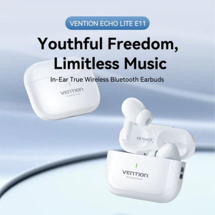 Vention Eco Lite E11 True Wireless Bluetooth Earbuds l Black