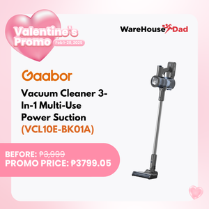 Gaabor Vacuum Cleaner 3-In-1 Multi-Use Power Suction (VCL10E-BK01A)