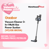 Gaabor Vacuum Cleaner 3-In-1 Multi-Use Power Suction (VCL10E-BK01A)