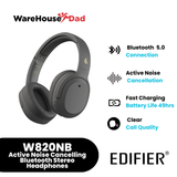 Edifier W820NB  Active Noise Cancelling Bluetooth Stereo Headphones