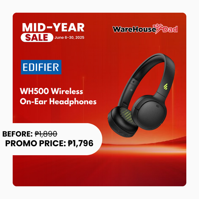 Edifier WH500 Wireless On-Ear Headphones