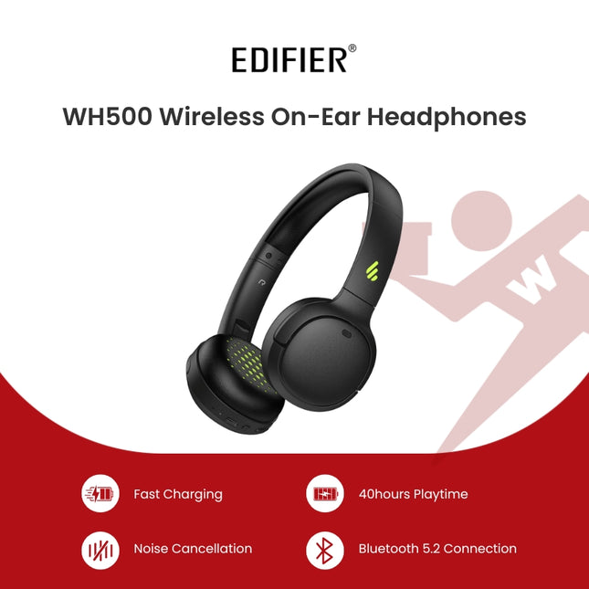 Edifier WH500 Wireless On-Ear Headphones
