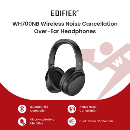 Edifier WH700NB  Wireless Noise Cancellation Over-Ear Headphones