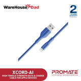 Promate XCord-Ai High Tensile Strength Data & Charge Cable for Apple Devices