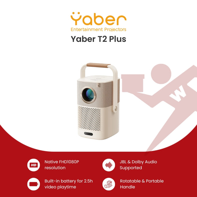 Yaber T2 Plus Entertainment Portable Projector