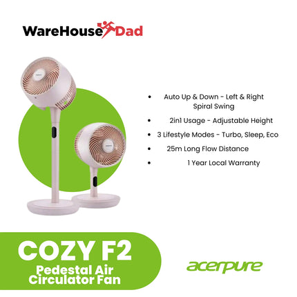 Acerpure Cozy F2 Pedestal Air Circulator Fan