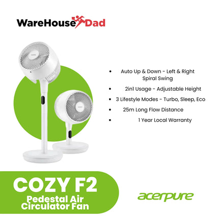 Acerpure Cozy F2 Pedestal Air Circulator Fan