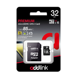 Addlink 32GB microSD UHS1(Class10+ Adapter)