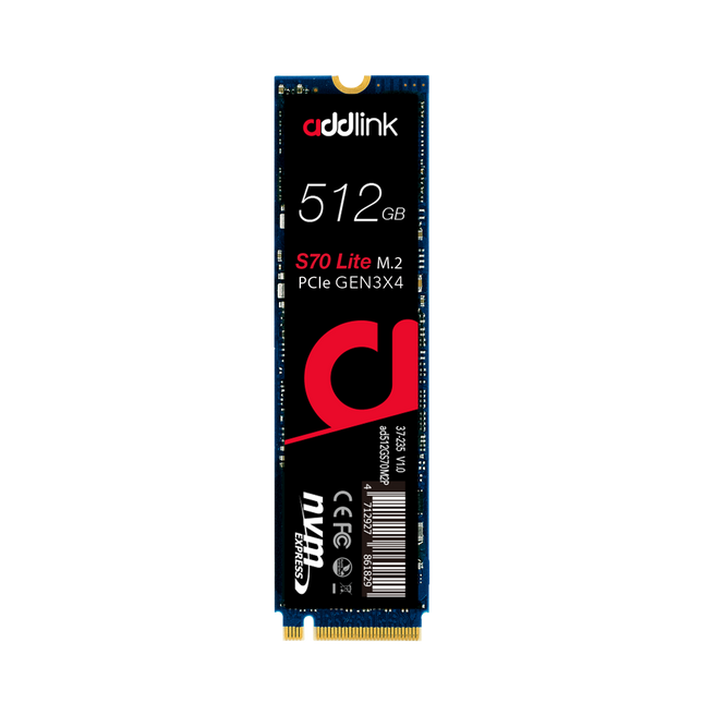 Addlink S70 Lite M.2 2280 PCIE GEN3x4 NVMe SSD