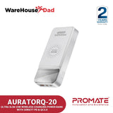 Promate AuraTorq-20 Ultra Slim 15W Wireless Charging Power Bank with 20Watt PD & QC3.0