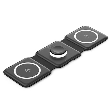 Vention 3-in-1 15W Wireless Charging Pad and LED Night Light Black