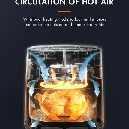 Gaabor 6.5L Airfryer Large Capacity and Digital Screen (AF65T-BK01A)