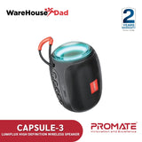 Promate Capsule-3 LumiFlux High Definition Wireless Speaker