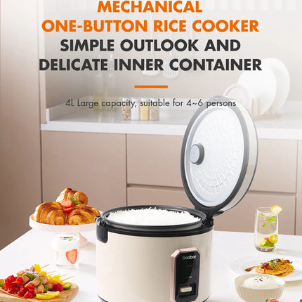 Gaabor Rice Cooker Mechanical One-Button Accurate Temperature Control (RC15M-WH01A)