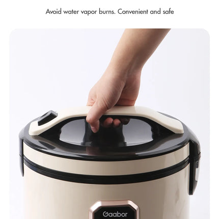 Gaabor Rice Cooker Mechanical One-Button Accurate Temperature Control (RC15M-WH01A)