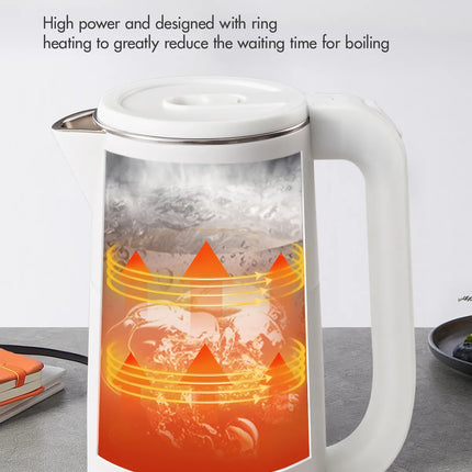 Gaabor Stainless Electric Kettle Fast Boiling With Anti-Burnout Protection (EK20M-WH02A)