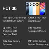 Infinix Hot 30i (4GB+128GB) Smartphone
