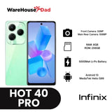 Infinix Hot 40 Pro 8GB+256GB Smartphone with FREE Lenovo HF130 Wired Earphone