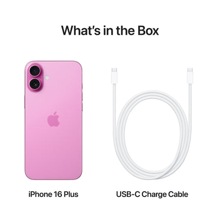 Apple iPhone 16 Plus with FREE Vention iPhone 16 Plus Case and Screen Protector