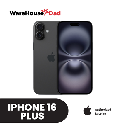 Apple iPhone 16 Plus with FREE Vention iPhone 16 Plus Case and Screen Protector