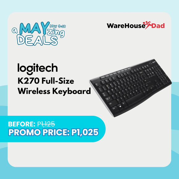 Logitech K270 Full-size Wireless Keyboard