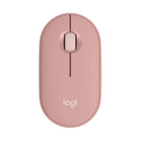 Logitech Pebble Mouse 2 M350s Slim Compact Bluetooth Wireless Mouse With Customizable Button