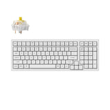 Keychron K4 Pro White QMK Keyboard 96% Layout, Wired/Bluetooth, RGB LED, Keychron K Pro, Hot-Swap