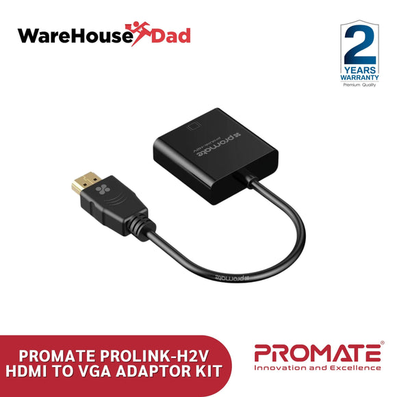 Promate proLink-H2V HDMI to VGA Adaptor Kit