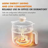 Gaabor Mini Rice Cooker Standard Multifunctional Non Stick 1.5L With Steamer (EC15M-WH02A)